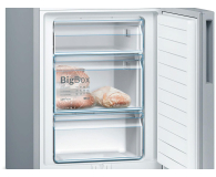 Lodówka Bosch KGV33VLEA PerfectFit LowFrost 176cm Srebrna VitaFresh 289L - 1011937 - zdjęcie 6